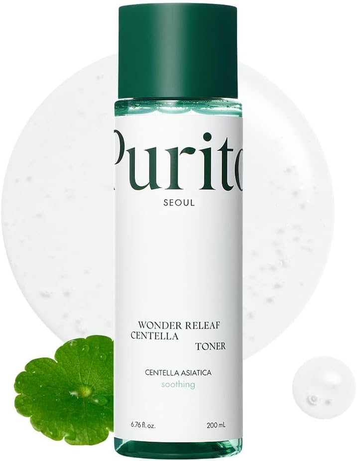 Purito SEOUL Wonder Releaf Centella Toner Unscented, Centella Asiatica Soothing, 200 mL purtio seoul