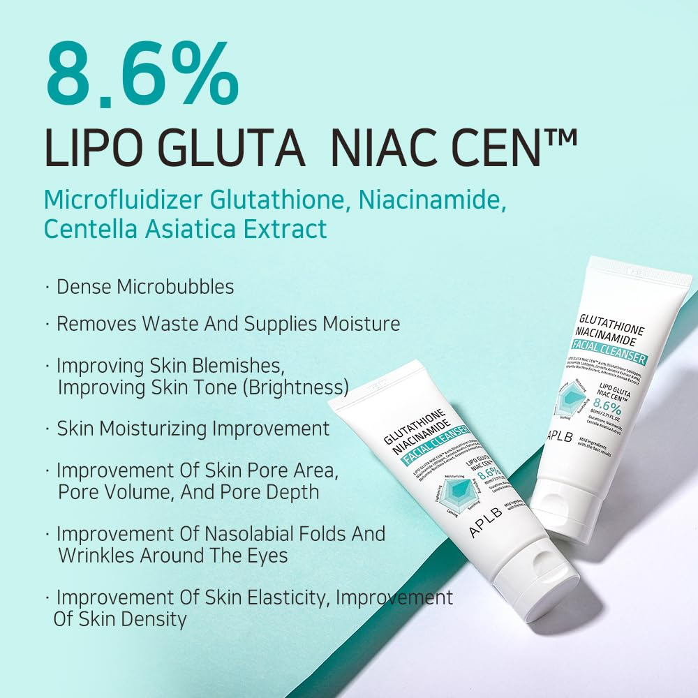 APLB Glutathione Niacinamide Facial Cleanser 80mL APLB