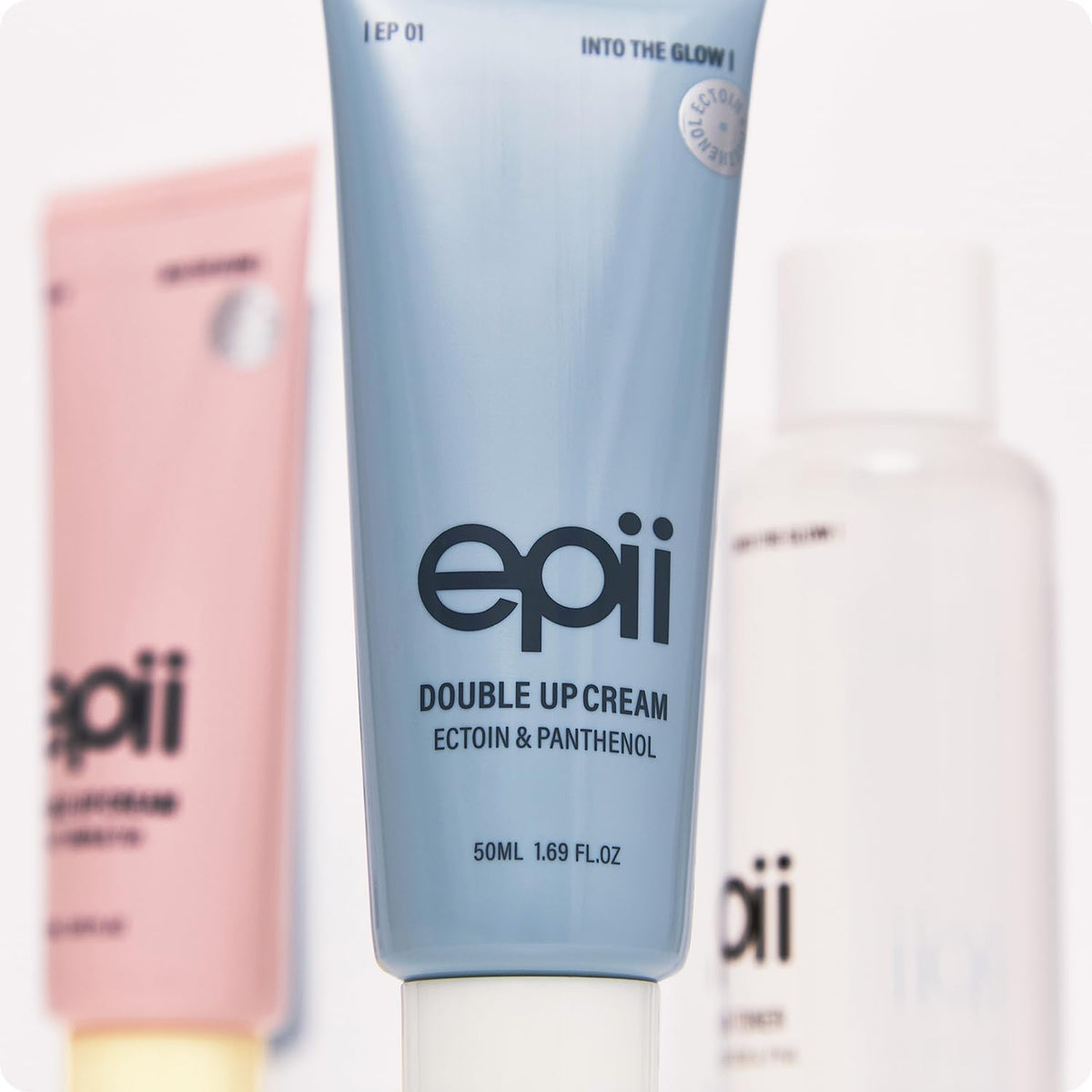 epii Double Up Cream Ectoin and Panthenol 50ml dual moisturizer with 15% Squalane, Niacinamide and Allantoin for soothing hydration and skin-barrier support in UAE.