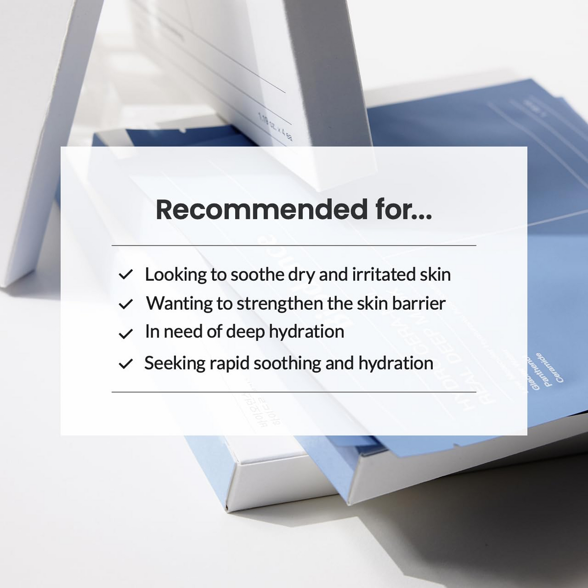 BIODANCE Hydro Cera-nol Real Deep Mask 'recommended for' list