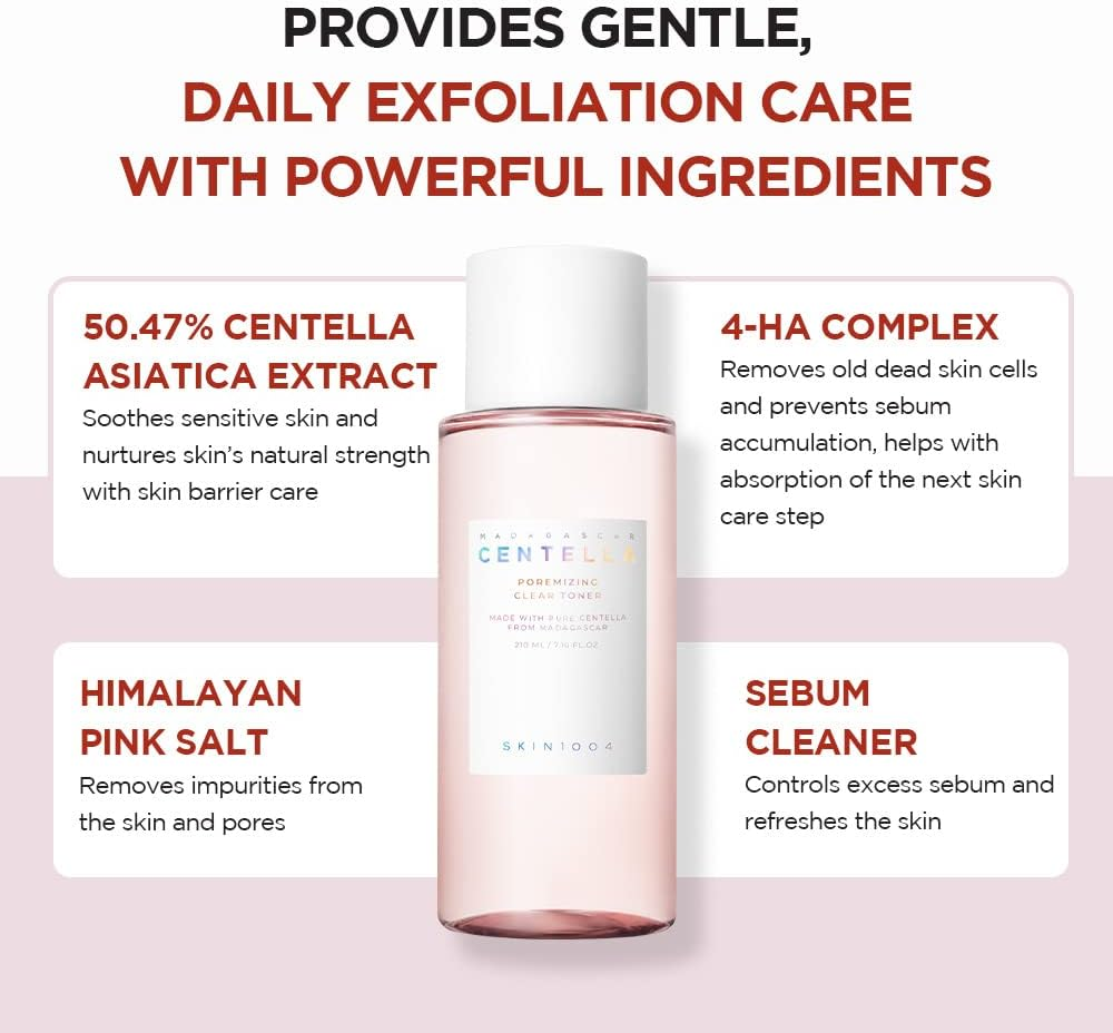 SKIN1004 Madagascar Centella Poremizing Clear Toner bottle