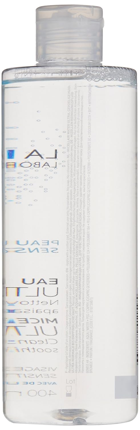 a bottle of LA ROCHE-POSAY Oil Infused Micellar Water Ultra 400mL
