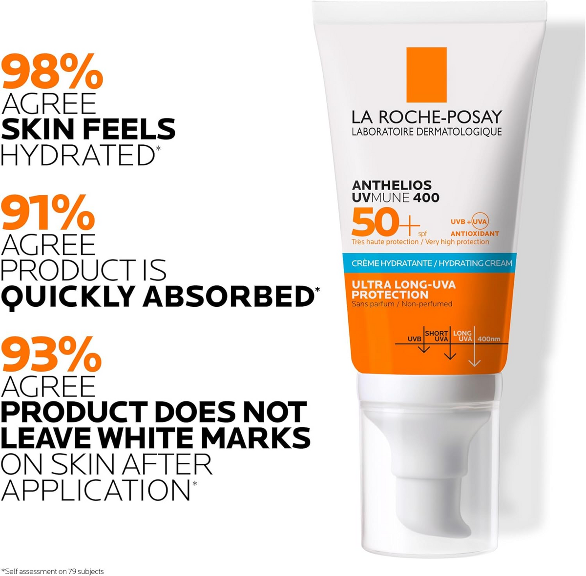 pump tube of LA ROCHE-POSAY Anthelios UVMune 400 Hydrating Sun screen SPF50+ 50mL