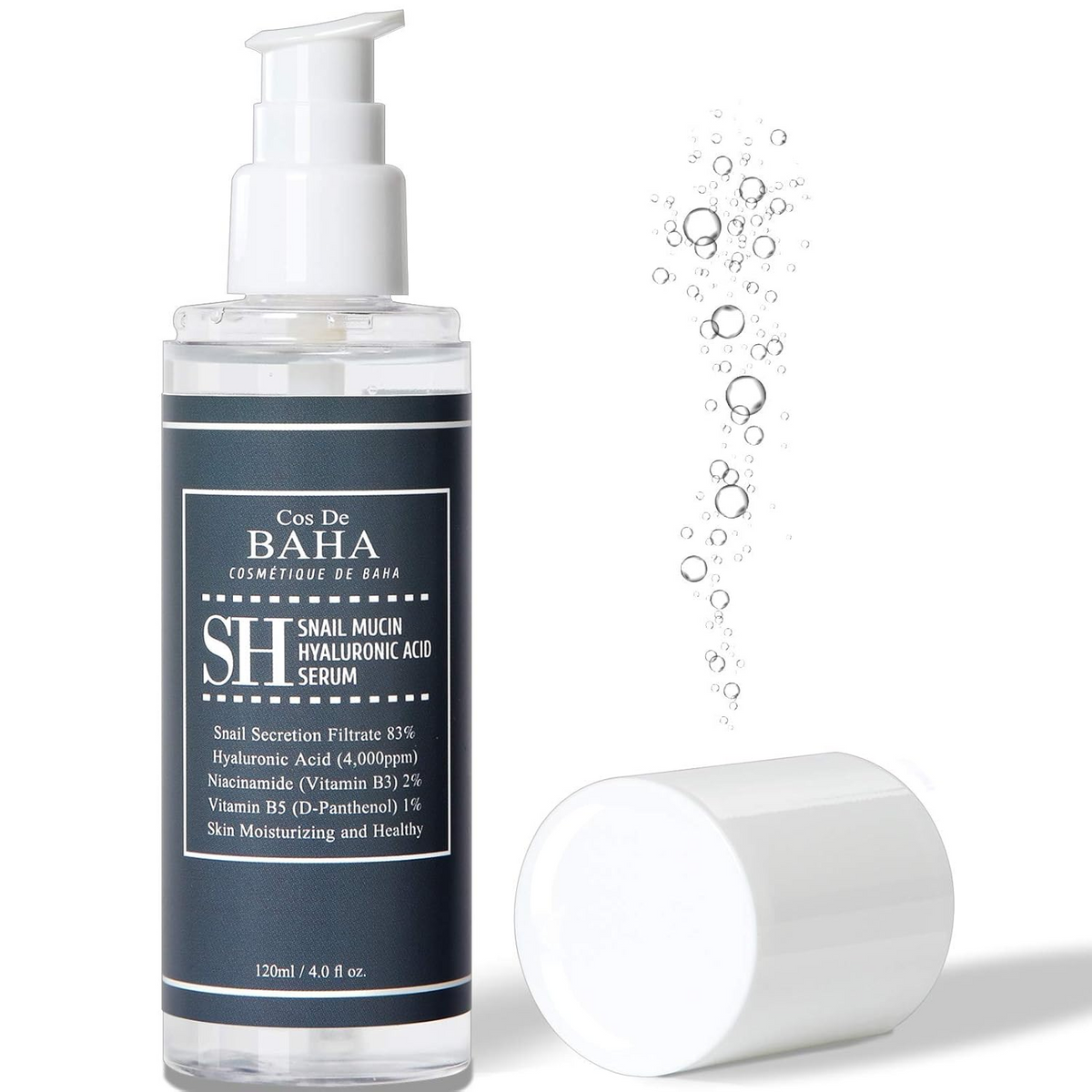Cos De BAHA SH Snail Mucin Hyaluronic Acid Serum 120 mL Cos De BAHA