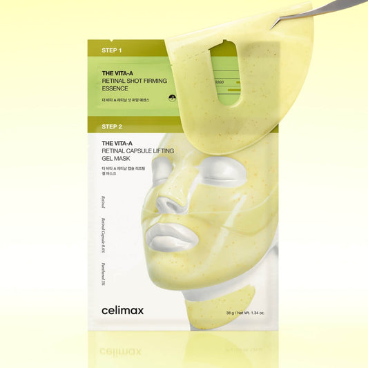 Celimax Vita-A Retinal Shot 2-Step Gel Mask 4EA