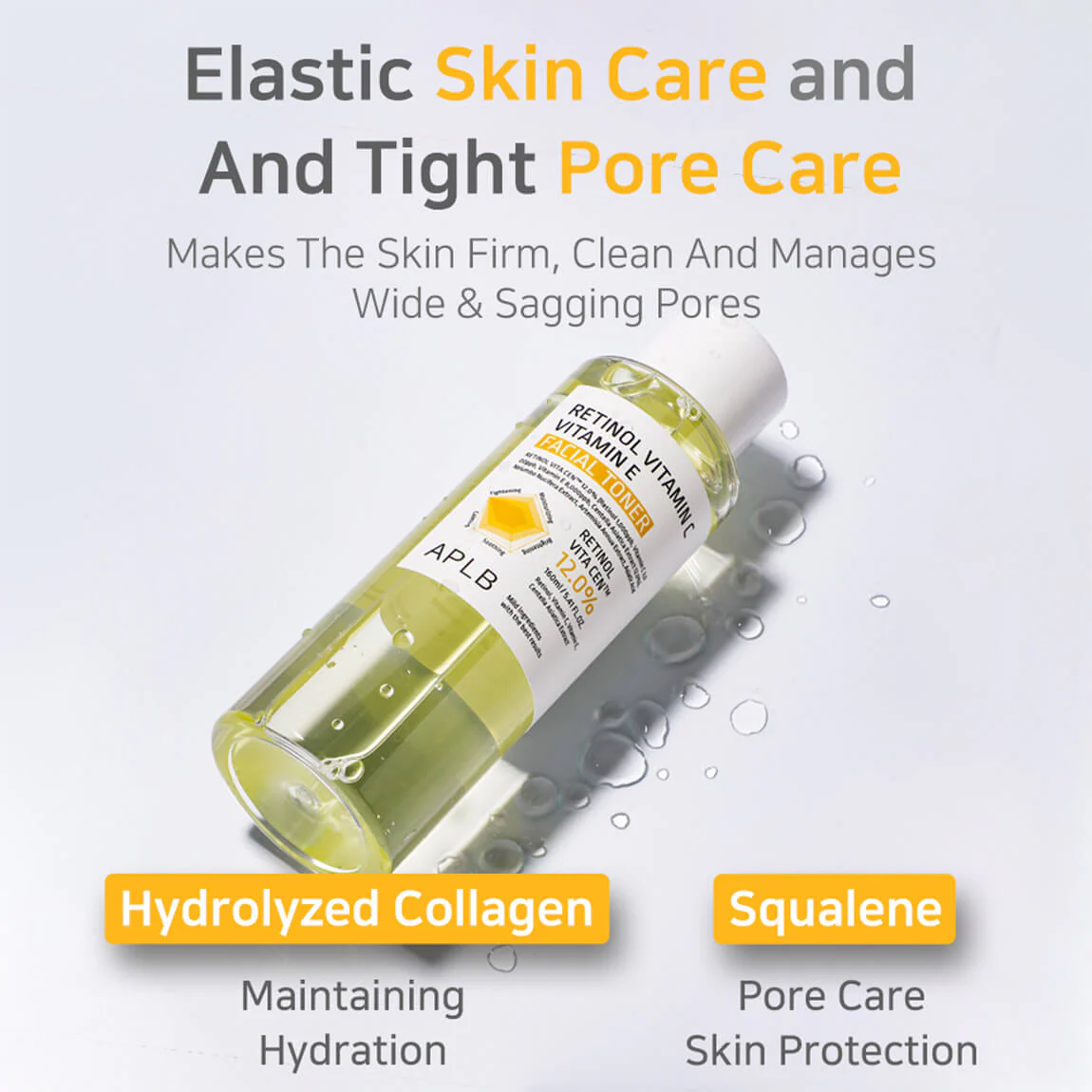 APLB Retinol Vitamin C Vitamin E Facial Toner 160mL APLB