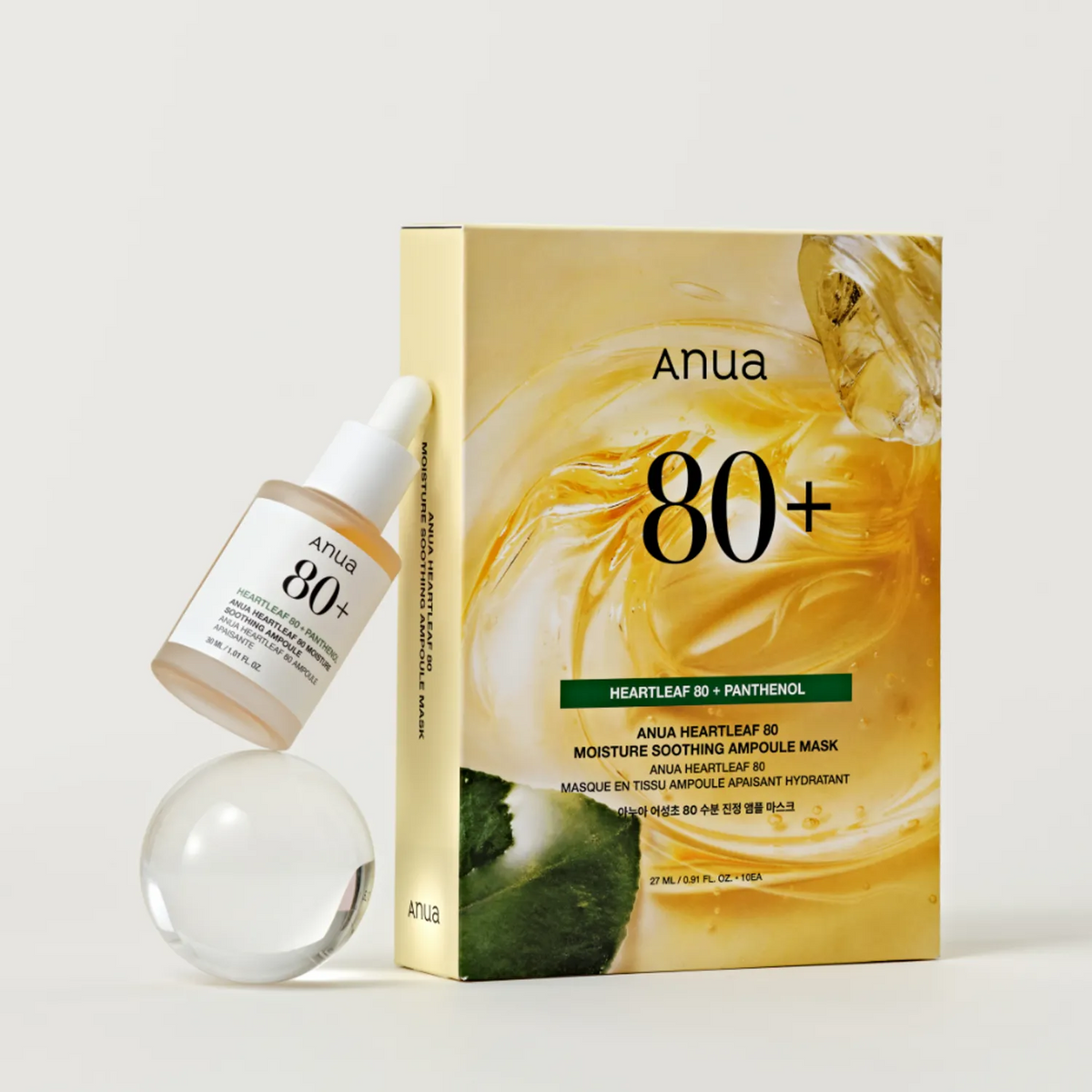 Anua Heartleaf 80+ Moisture Soothing Ampoule Mask Anua