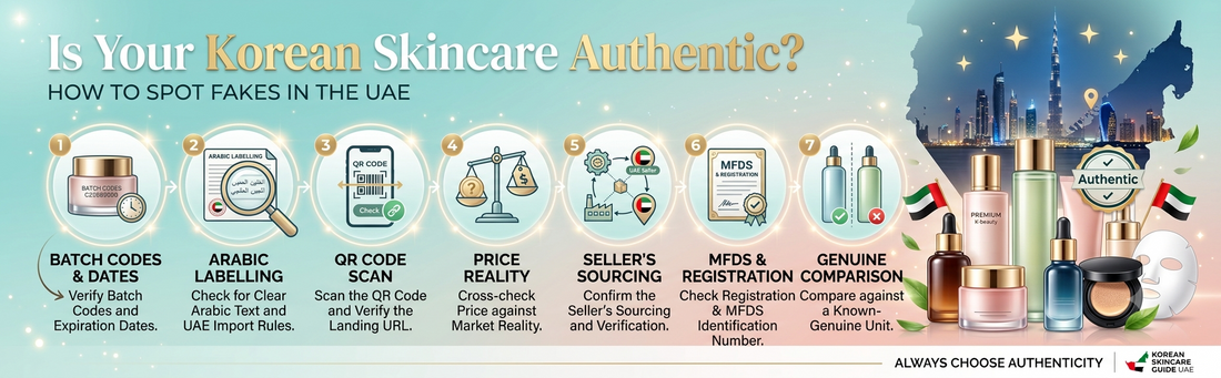 Is Your Korean Skincare Authentic? How to Spot Fakes in the UAE