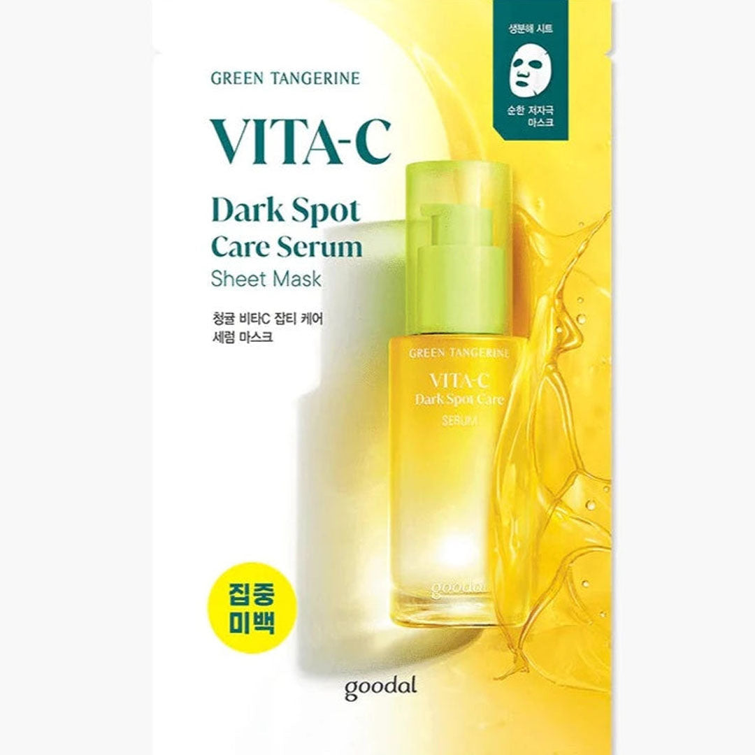 GOODAL Green Tangerine Vita C Dark Spot Care Serum Sheet Mask 1p Goodal