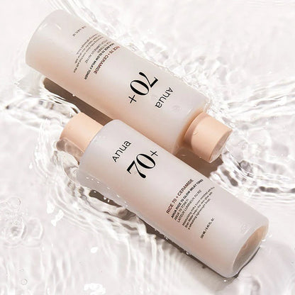 2 bottles of Anua Rice 70 Glow Milky Toner 250 mL