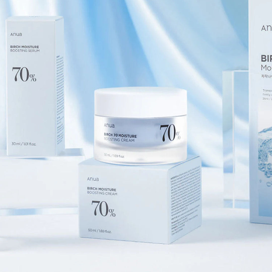 Anua Birch Moisture Boosting Cream 50 mL jar with box packaging