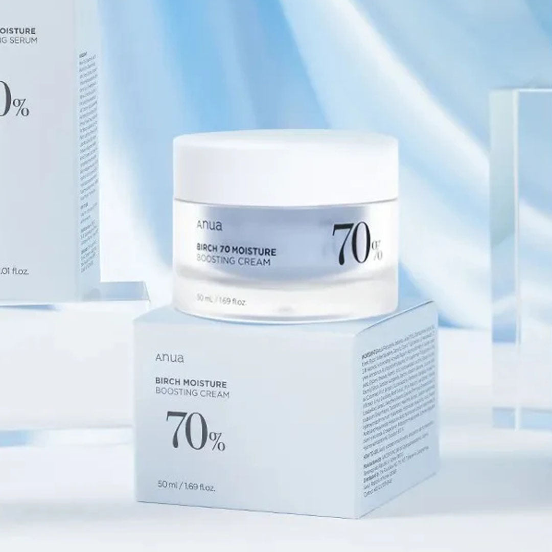 Anua Birch Moisture Boosting Cream 50 mL jar with box packaging
