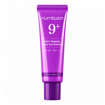 numbuzin No.9 NAD+ Peptides Dewy Sun Essence SPF50+ PA++++ 50ml UAE