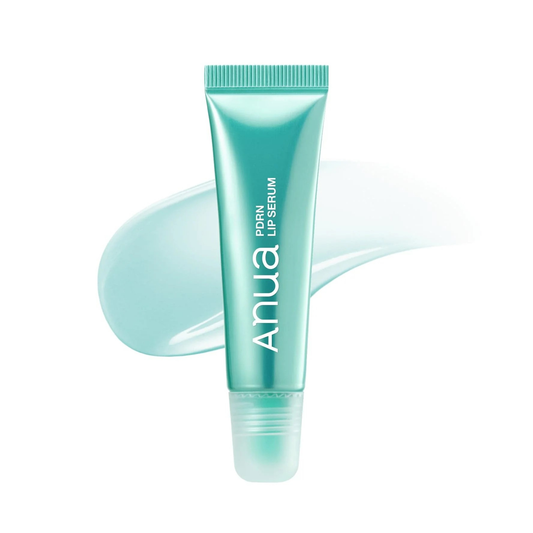 Anua PDRN Hyaluron Lip Serum 10ml Korean hydrating lip serum with PDRN and Hyaluronic Acid for dry lips, lip barrier care, and a naturally glossy finish available in UAE.