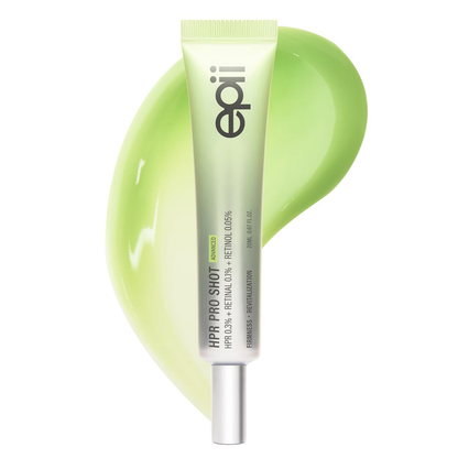 epii HPR Pro Shot Advanced 20ml Korean triple-retinoid treatment with HPR, Retinal, Retinol, Ectoin and Madecassoside for fine lines, firmness and smoother-looking skin in UAE.