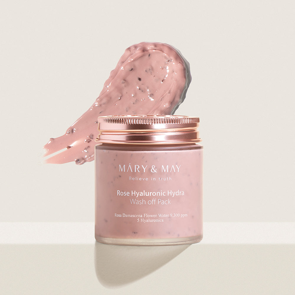 Mary&May Vegan Rose Hyaluronic Hydra Wash Off Mask 125g Mary&May
