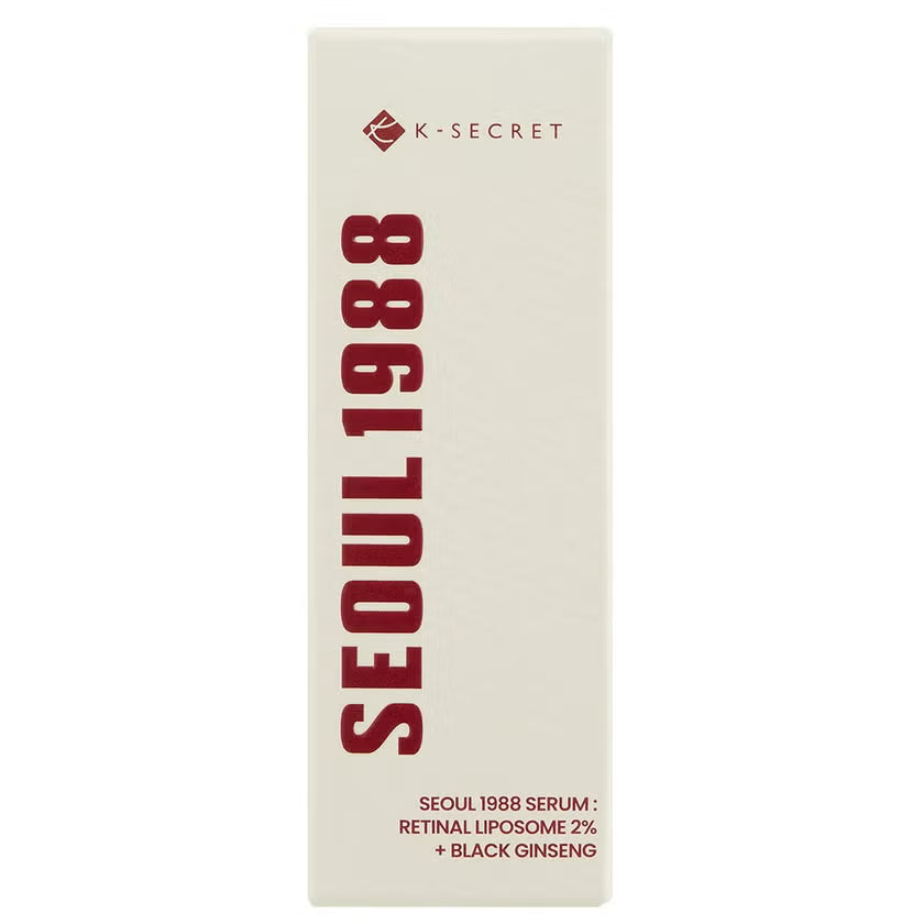K-SECRET - SEOUL 1988 Serum : Retinal Liposome 2% + Black Ginseng - 30ml