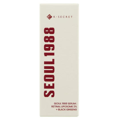 K-SECRET - SEOUL 1988 Serum : Retinal Liposome 2% + Black Ginseng - 30ml