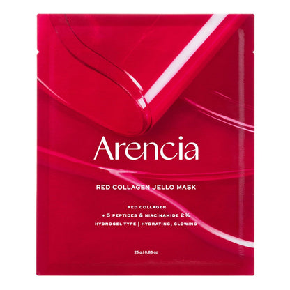 Arencia Red Collagen Jello Mask 4 Sheets