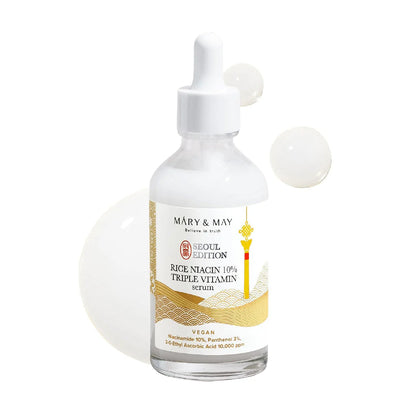Mary&May SEOUL EDITION Rice Niacin 10% Triple Vitamin Serum 80mL Mary&May
