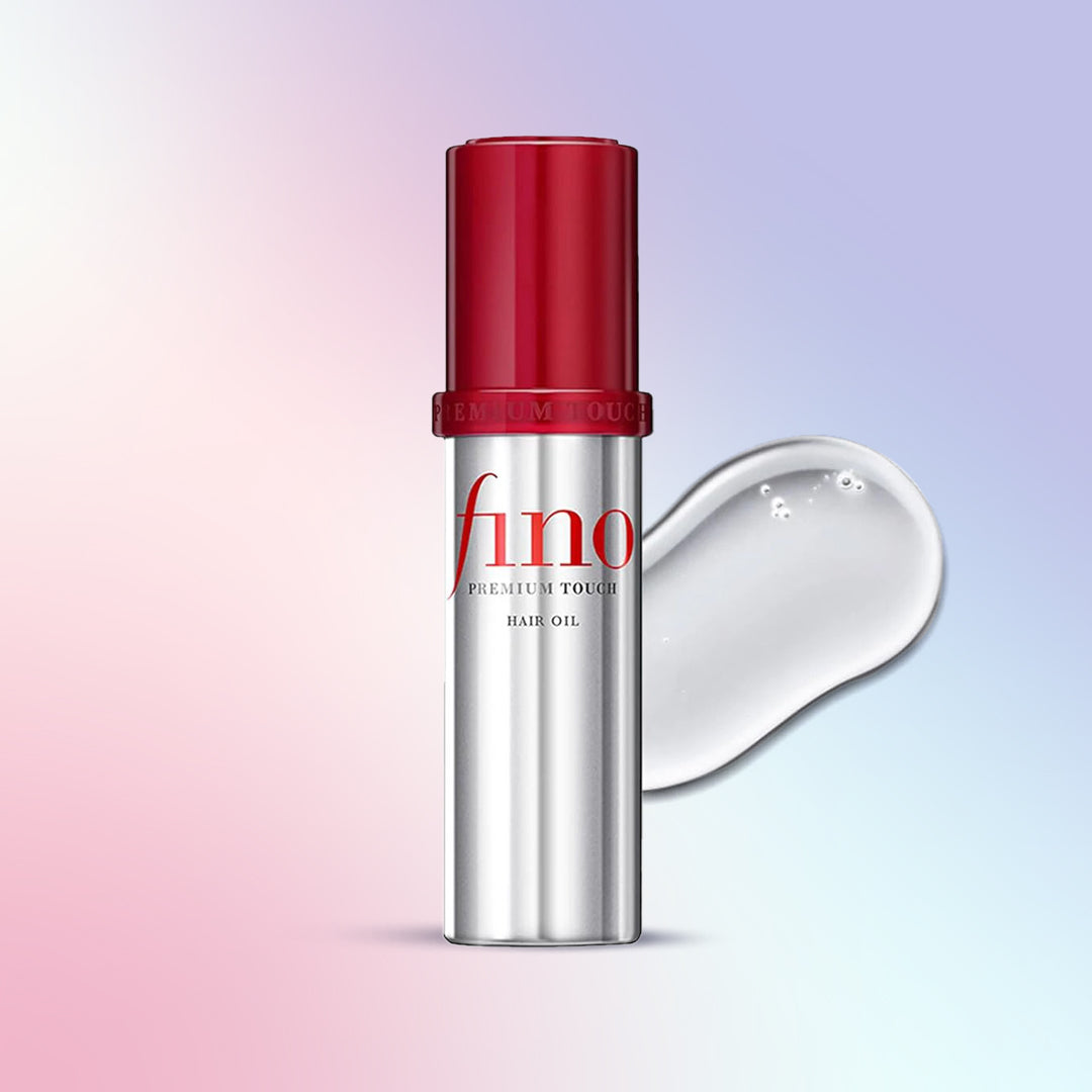 A bottle of Fino Premium Touch Intensive Serum Hair Oil 