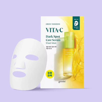 GOODAL Green Tangerine Vita C Dark Spot Care Serum Sheet Mask 1p Goodal