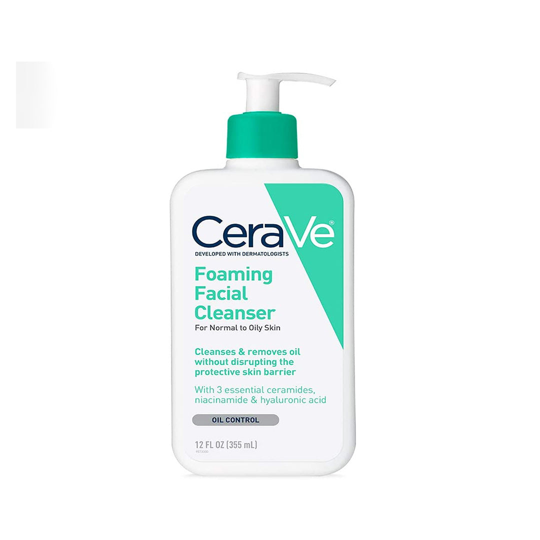 CeraVe Foaming Facial Cleanser, Normal to Oily Skin 355 mL CeraVe
