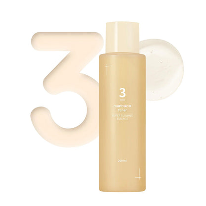 numbuzin No.3 Toner Super Glowing Essence Toner 200 mL numbuzin