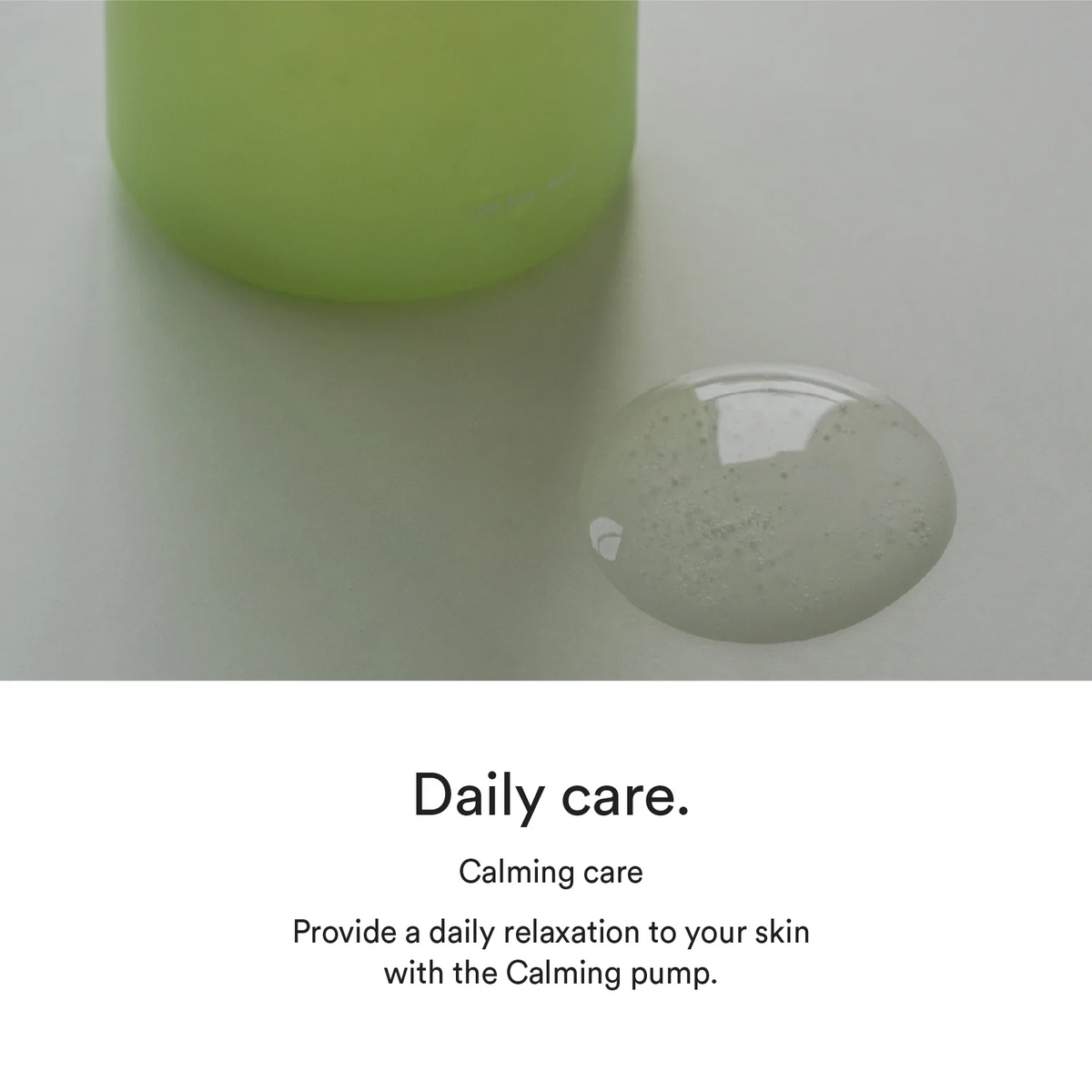 Abib Heartleaf Essence product droplet on a surface