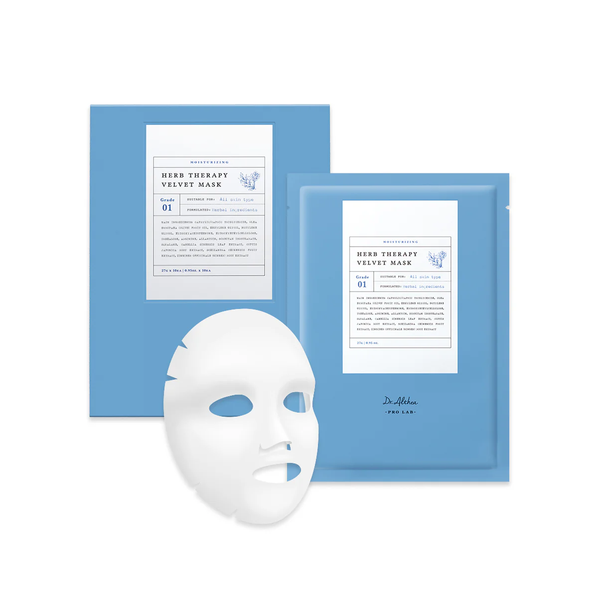 Dr. Althea Herb Therapy Velvet Mask(10pcs) Dr. Althea