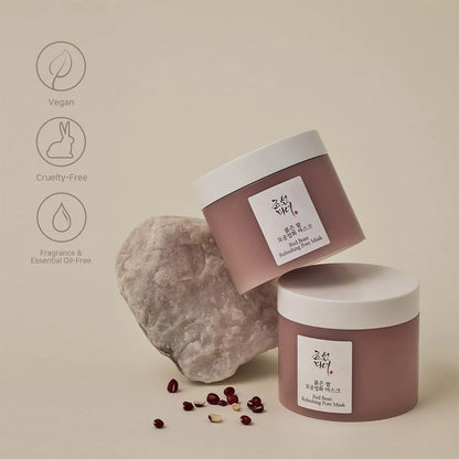 two jars of Beauty of Joseon Red Bean Refreshing Pore Mask 