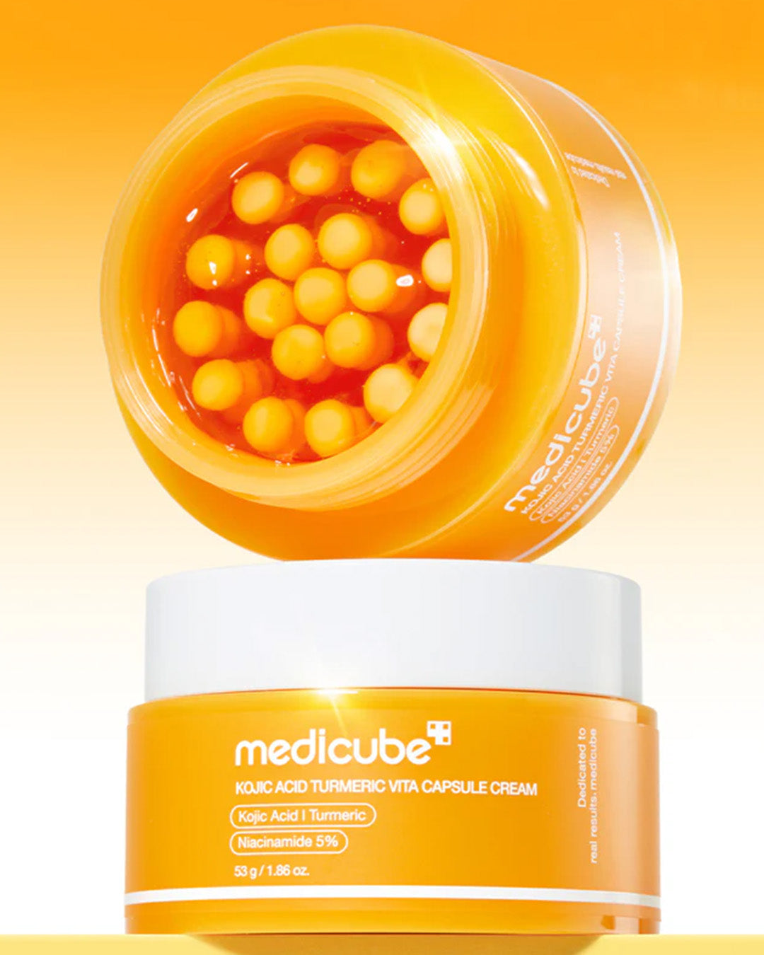 meducube niacinamide 5% turmeric cream for skincare