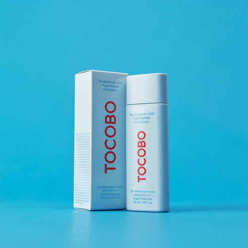 TOCOBO Bio Watery Sun Cream product with packaging