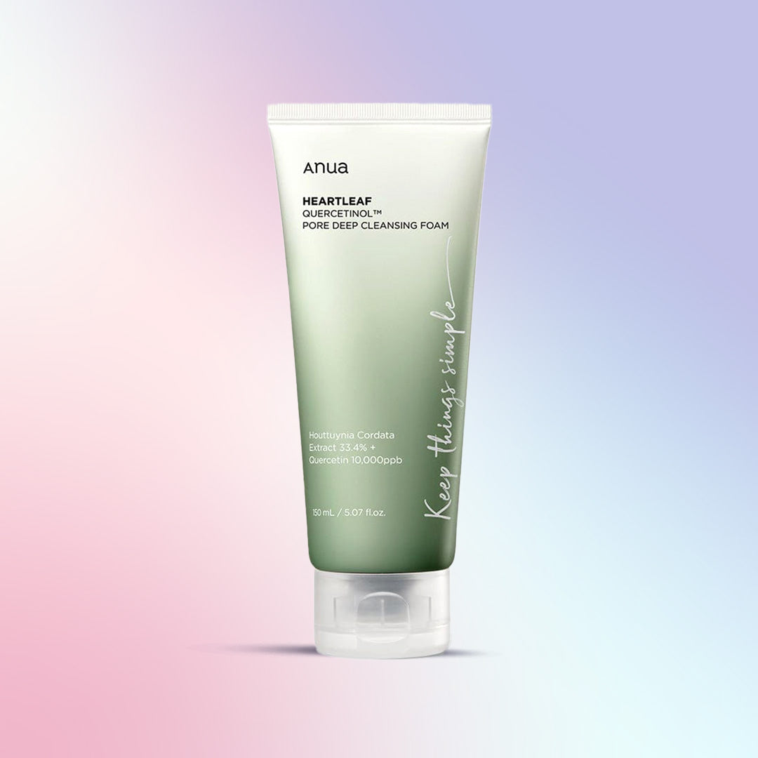 Anua Heartleaf Quercetinol Deep Pore Cleansing Foam bottle