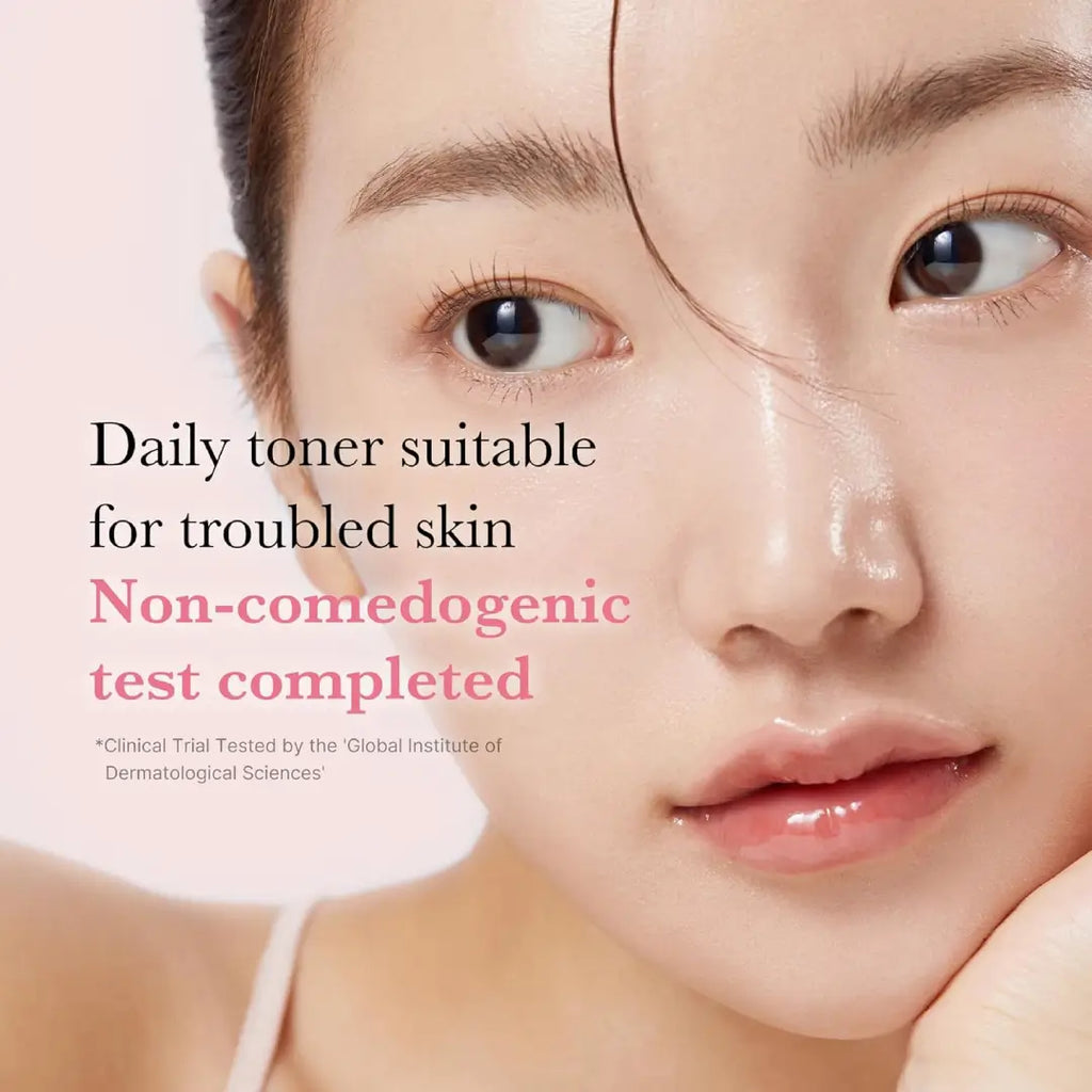 close-up of a woman with smooth skin