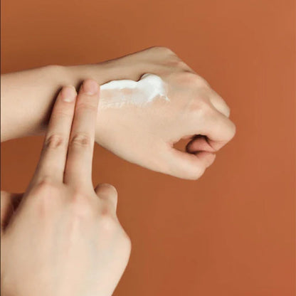 SKIN1004 Probio-Cica Enrich Cream swatch applied on hand