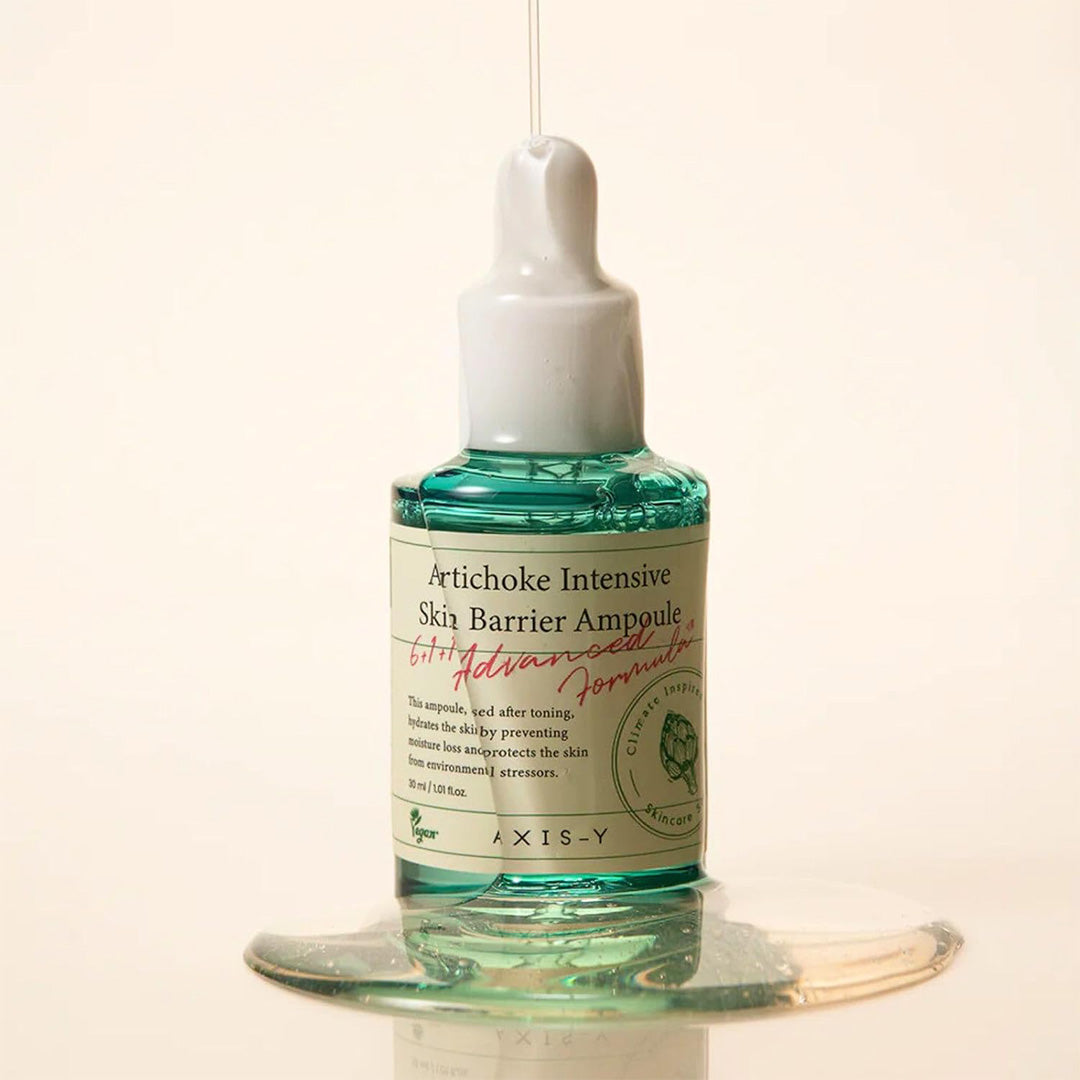 AXIS-Y Artichoke Intensive Skin Barrier Ampoule drenched in product