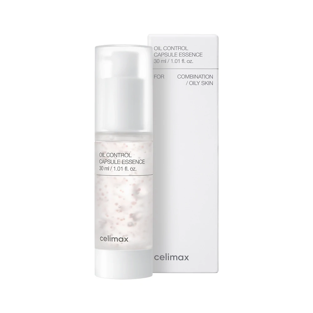 celimax Oil Control Capsule Essence 30mL product with box packaging