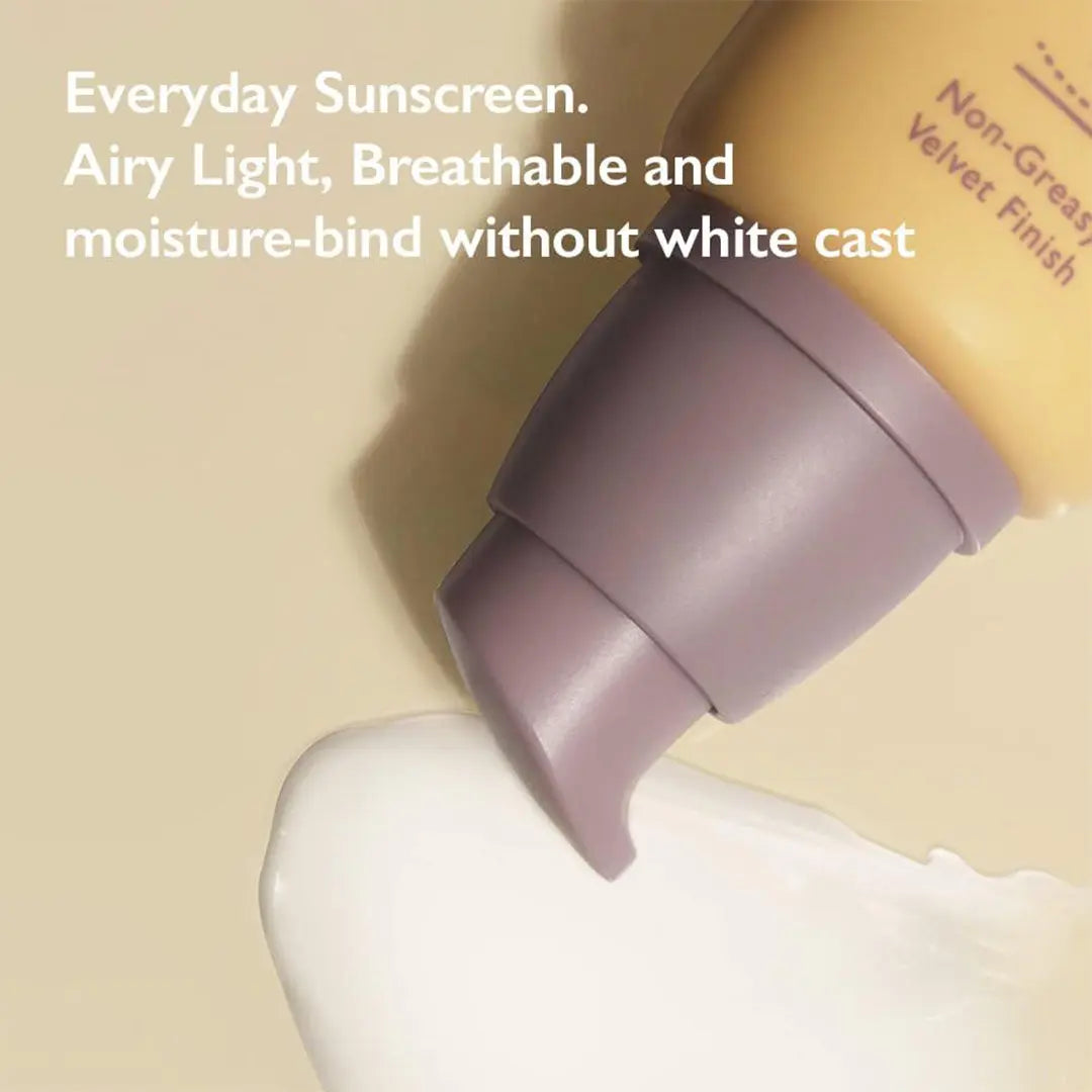 haruharu wonder Black Rice Moisture Airyfit Daily Sunscreen 50mL (1.69fl.oz), Reef Safe Formula, Non-Greasy Velvet Finish HARU HARU WONDER