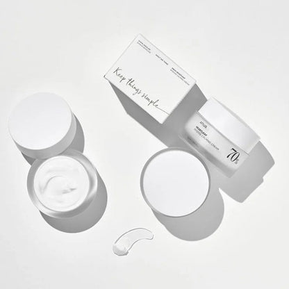 open jars of Anua Heartleaf 70 Intense Calming Cream 50 mL