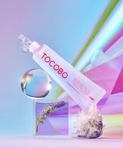TOCOBO Collagen Brightening Eye Gel Cream 30mL oozing out of the tube