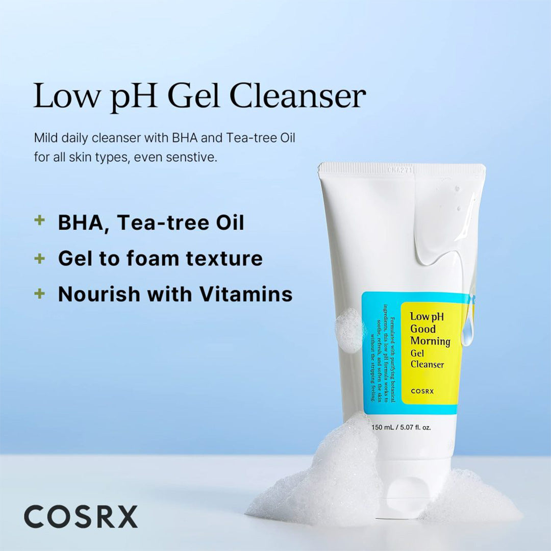 COSRX Low PH Good Morning Gel Cleanser For All Skin Types 150 mL COSRX