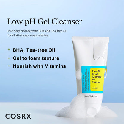 COSRX Low PH Good Morning Gel Cleanser For All Skin Types 150 mL COSRX