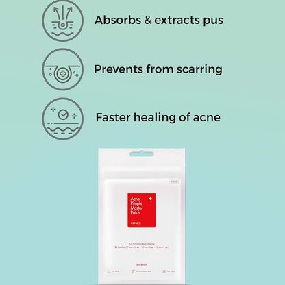 COSRX Acne Pimple Patch 1 Pack (24 Patches) Key Features