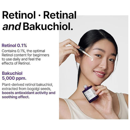 woman applying SOME BY MI Retinol Intense Reactivating Face Serum