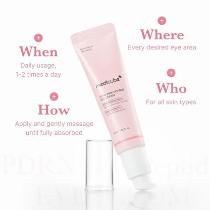 Medicube Salmon DNA PDRN Pink Peptide Eye Cream