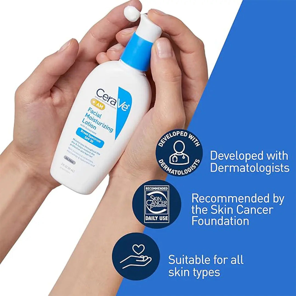 CeraVe Facial Moisturizing Lotion AM SPF 30, 89 mL CeraVe