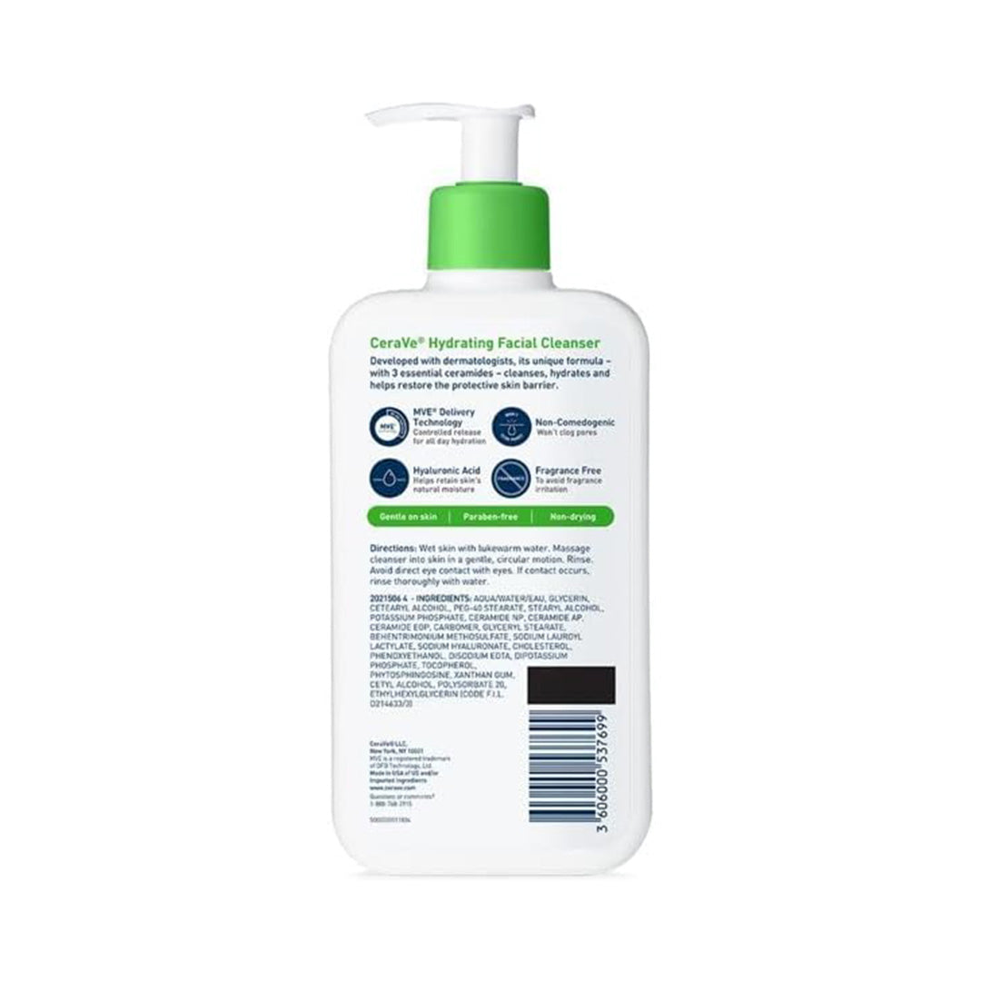 CeraVe Hydrating Facial Cleanser 12 oz CeraVe