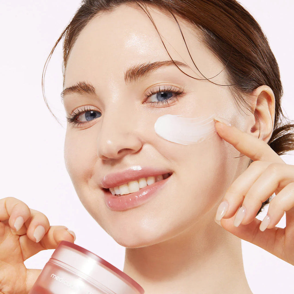 medicube Triple Collagen Cream 4.0 50 mL Applying on Face