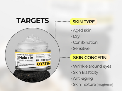 Dr. Melaxin Oyster Peptide Cream 50g firming moisturizer UAE